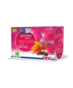 Infusion vigne rouge & fruits rouges (Jambes légères) BIO, 24 sachets